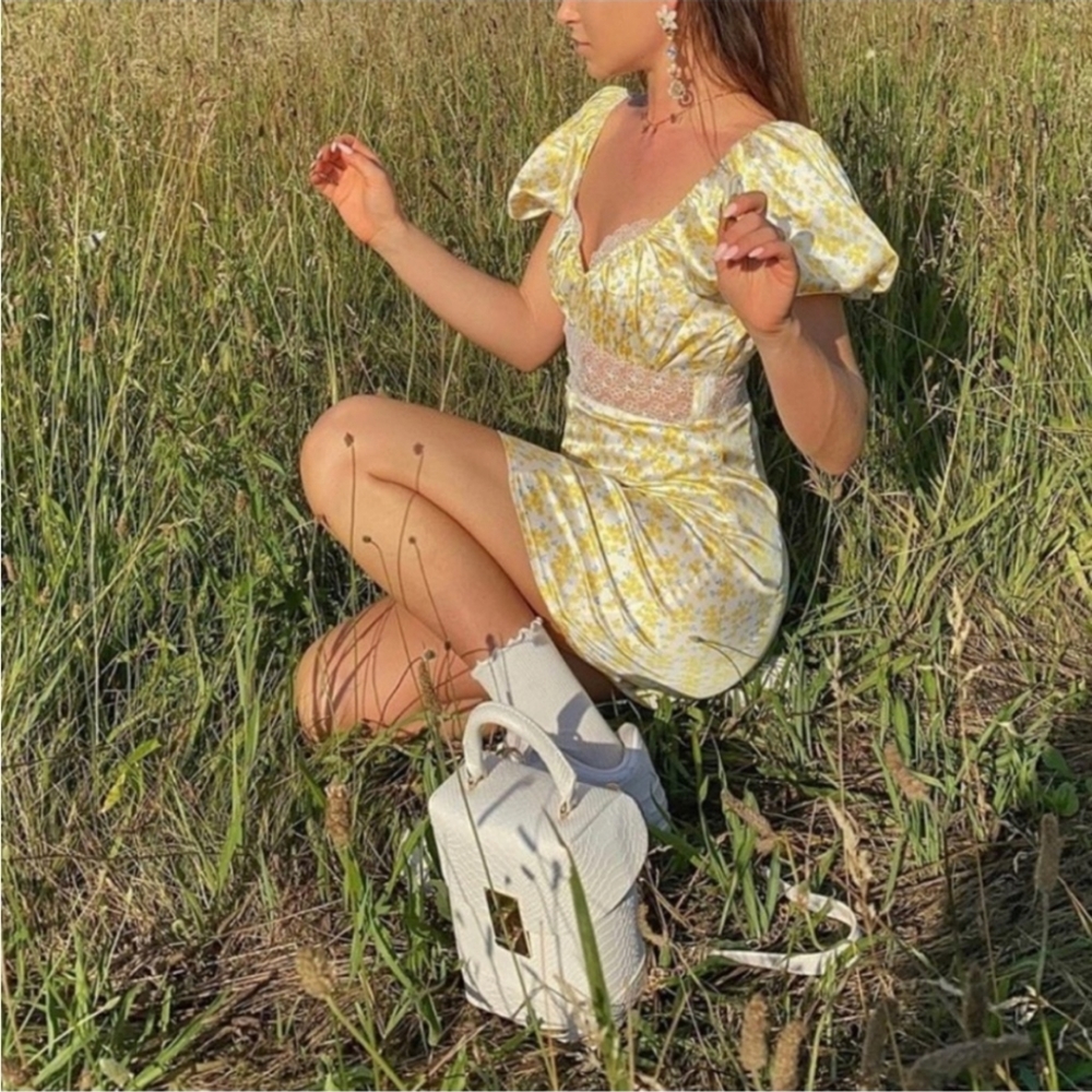 For Love and Lemons Daffodil Mini Dress